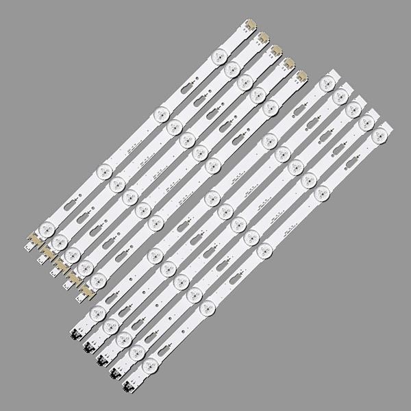 10 st LED-bakgrundsbelysningsremsa för Samsung UE40JU6060 UE40MU6125 UE40KU6100 UE40KU6000 UE40JU6400 UE40JU6500 BN96-34792A 34791A