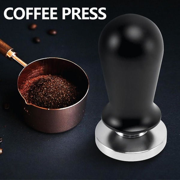 51 mm Kalibrerat tryck Espresso Tamper Tool Barista Espresso Machine Tamper Flat Base 30lbs Press