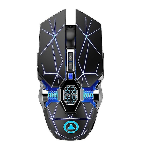A7 Genopladelig Trådløs Lydløs Mus Ergonomisk Mus Til Pc Bærbar Gamer