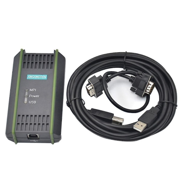 USB programmeringskabel kompatibel med S7-200/300/400 Plc Rs485 Profibus Mpi Ppi Kommunikationsbyte