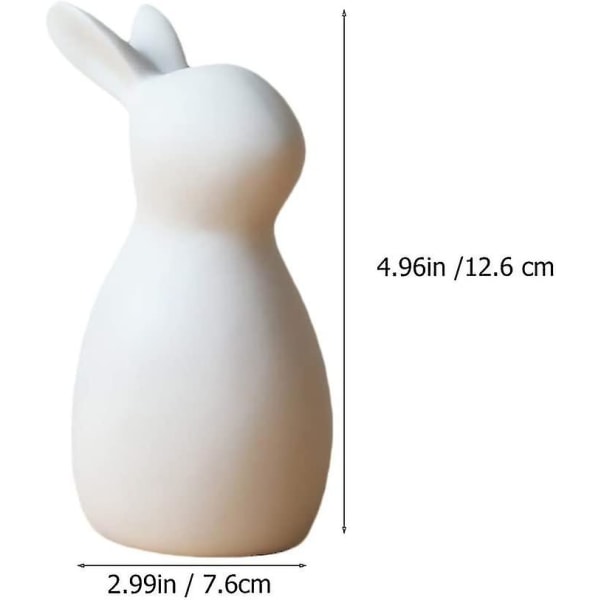 2 stk Lapin Dcoratif En Cramique Artisanat Maison Arrangement Dcoratif Dcoration De Bu