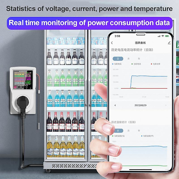 Corui Tuya Wifi Digital Termostat Stikkontakt Inkubator Temperaturregulator