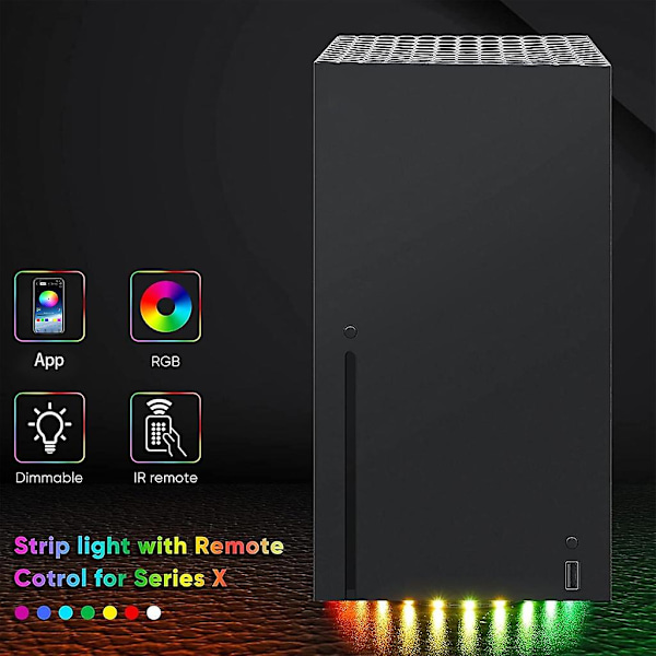 Led-lysstripholderbase Rgb Led-lysvertbase Fargeskiftende Led-lys