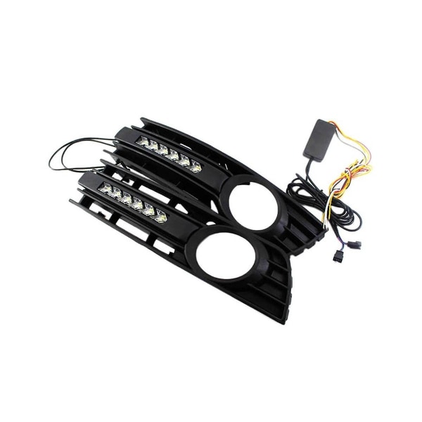 Front Dimljus LED Dagsvarselljus Grill Dimljus Ram Bil För A4 B6 2001-2005 8e0807681