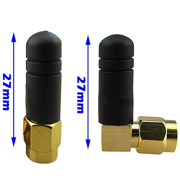 2 kpl 3dBi 2,4 GHz WIFI-antenni SMA-uros Reititin Bluetooth-antenni Langaton moduuli 2,4G Antenni Ulkoinen
