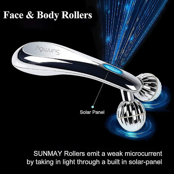 3D ansiktsroller massage ansiktsmassager - ansiktsroller med mikroström för ansiktsmassage