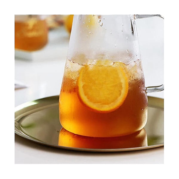 Glass Karaffel, Vannkaraffel Med Lokk, Varmebestandig Borosilikat Karaffel, Delt Varm Og Kald Kanne