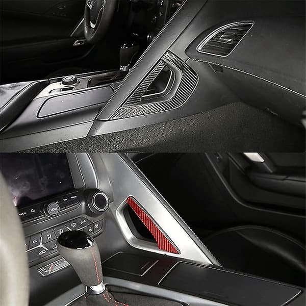 Co-pilot Sentral Kontrollpanel Trim For Chevrolet Corvette C7 14-19 B