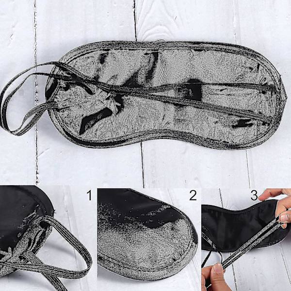 24-pack sovmask, mjuk ögonbindel för resor, bekväm