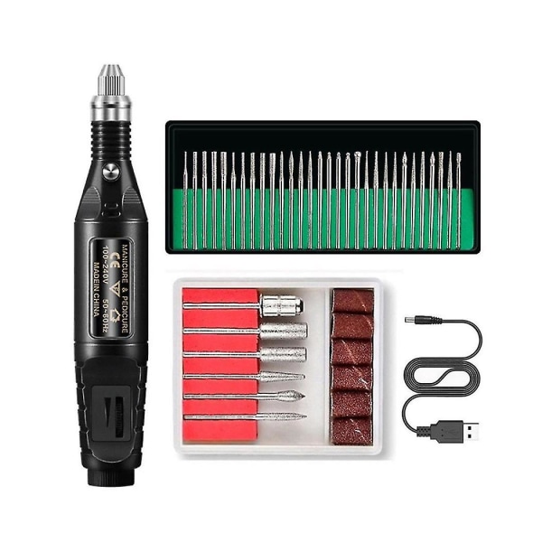 Electric Nail Drill Nail Drill Machine Nail File E File Drill Set Kit For Acrylic Nails Gel Nail Gl