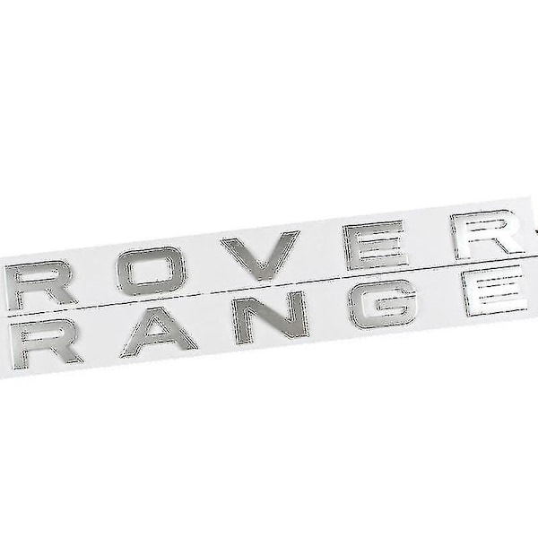 3D ABS Musta Auton Takaluukun Evoque-Logo Velar-Merkki Vogue Se-Kirjaimet Emblem Range Rover Sport L322 L320 L494 Tarra Tarvikkeet Kb rr matt silver