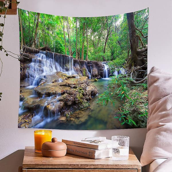 Väggbonad 150x200cm Grön Brun Mönster