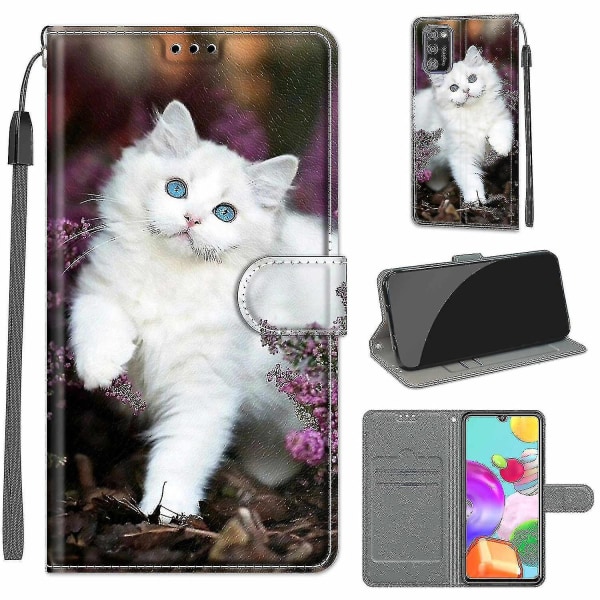 Samsung Galaxy A41 White Cat Mobile Case