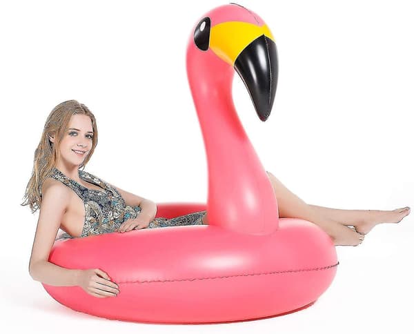 Oppustelig Flamingo Pool Float til Voksne