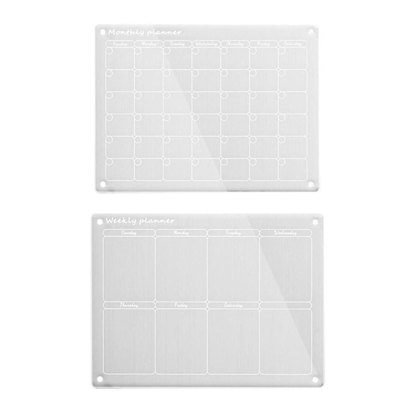 Svart Fredag Magnetisk Akrylkalender Kompatibel Kylskåp Torrtorkningsbräda Kalender Kompatibel Kylskåp, Återanvändbar Planerare, Present Fo