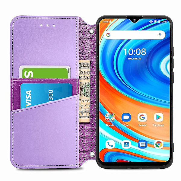 Kukkivat Mandala Nahkakotelo Umidigi A9:lle