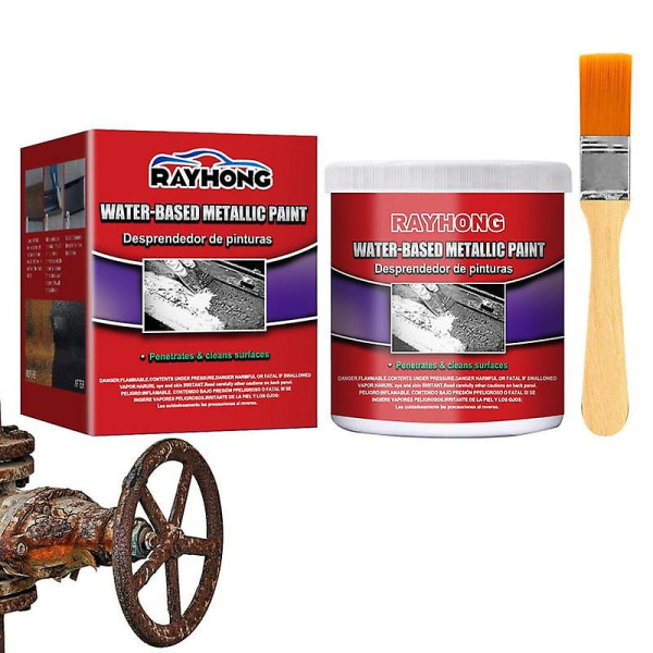 Rust Converter UV Resistant Rust Converter For Car Car Metallic Paint With Brush Water-Based UV Resistant Metal Rust Remover