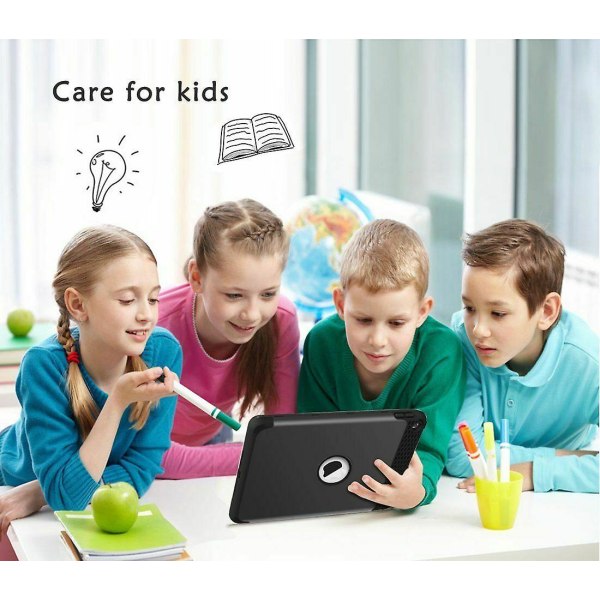 Stötsäker Defender Rugged Case Cover för iPad 5:e/6:e generation (9,7\" 2017/2018)
