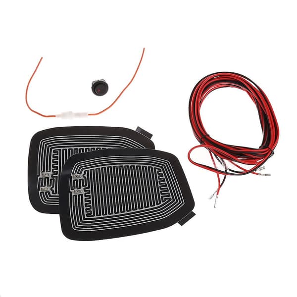 Universal snabb varm 12v bilsidospegel glasvärmare uppvärmd defogger pad matta