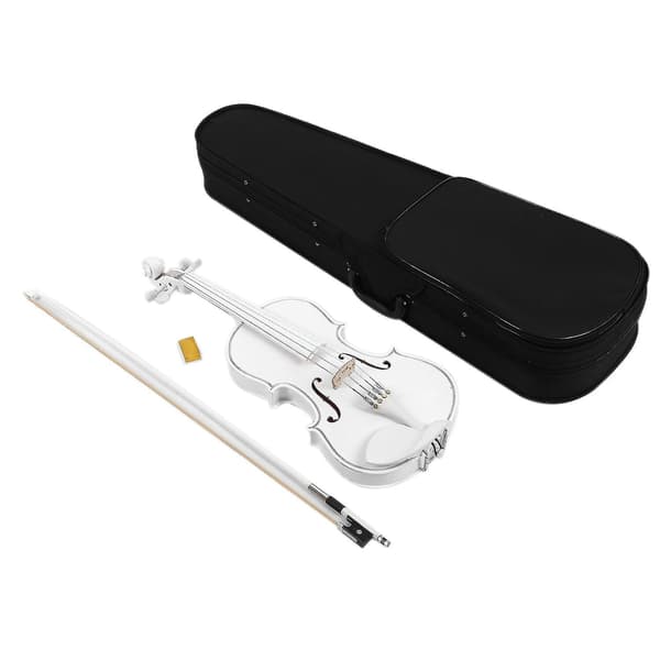 Student Violin 4/4 Full Size Violin Violin Set Barn Vit Violin