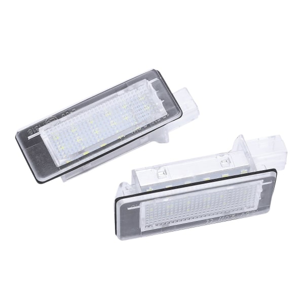 Bil LED Nummerpladelys Lampe Til Renault Espace Mk4 Scenic Mk2 Laguna 2 Dacia Duster Lodgy Log