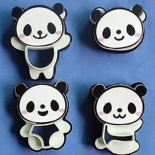 2 X Cartoon Cute Panda Cake Cookie Cutter Candy Kitchen Decorating Mold Mould Tool
