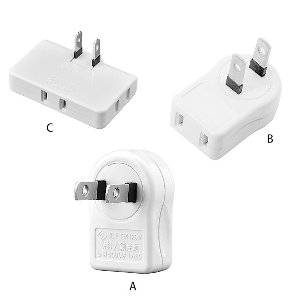 2-polet pluggforlengelsesadapter 2 uttak