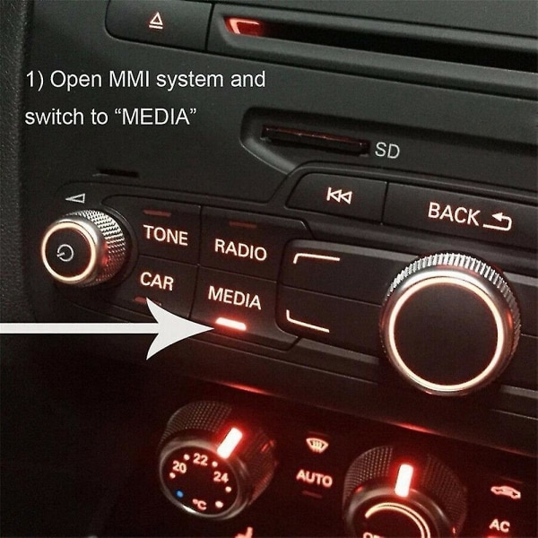 Bluetooth Trådløs Modtager Ami Mmi Mdi 2g 3g Trådløs Bluetooth 50 Aux Kabel Lydadapter Kompatibel A1/a3/a4/a5/s1