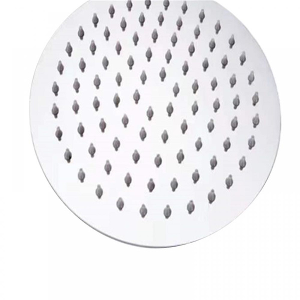 Duschmunstycke i rostfritt stål för badrum, stort vattenutlopp, sprinkler, universell tryckreglering