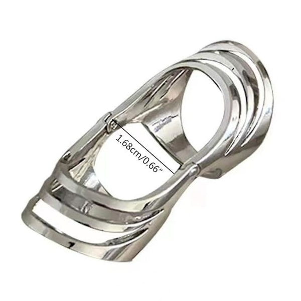 Retro hul buet ring punk bred chunky ring mode store kno ring