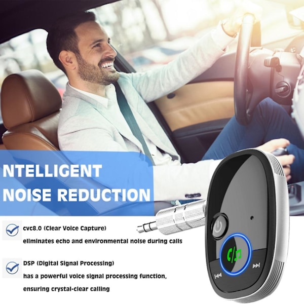 2 i 1 trådlös PC USB-ljudadapter Mini Bluetooth-kompatibel 5.0-sändare