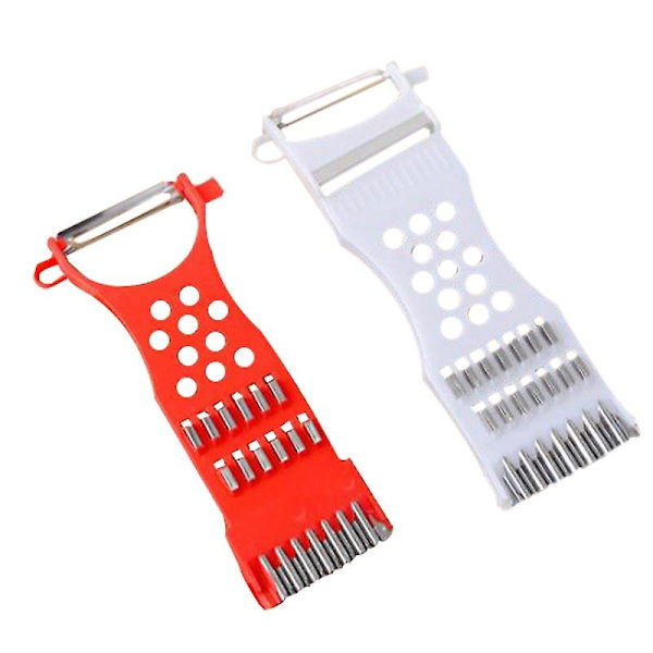 Mini Fyrsidig Köksmanuell Grönsaksskärare Slicer Rostfritt Stål Rivjärn Multifunktionell