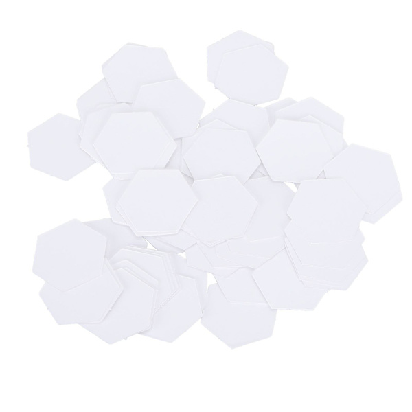 100 stk PatchWork-mal Hex Papir Modellbrett Quilting Sy Håndverk DIY Søm Verktøy (22mm Hex)