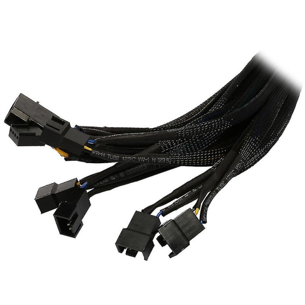 Ide Molex To 5 X 4-stifts Pwm Fan Power Adapter Kabel, Molex To Pwm 1x5