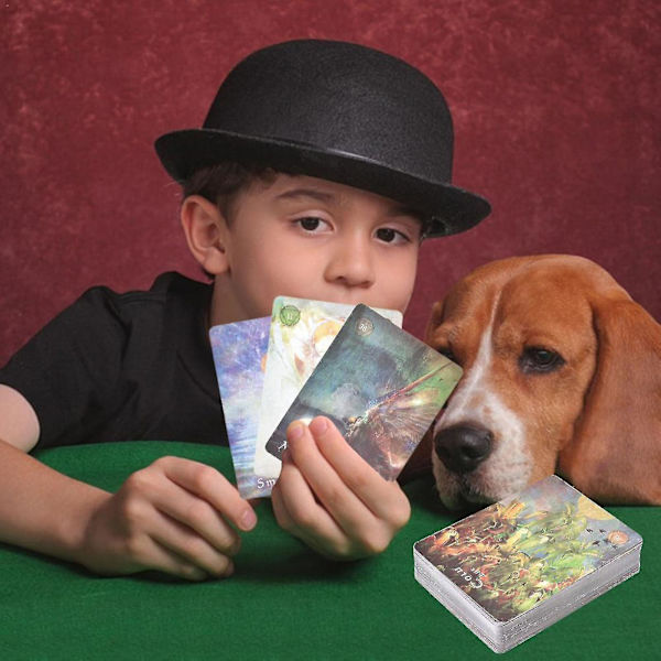 64 kpl/setti korttipeli Tarot Hauska Värikäs Kustannustehokas Mystical Shaman Oracle Kortit Lahjaksi