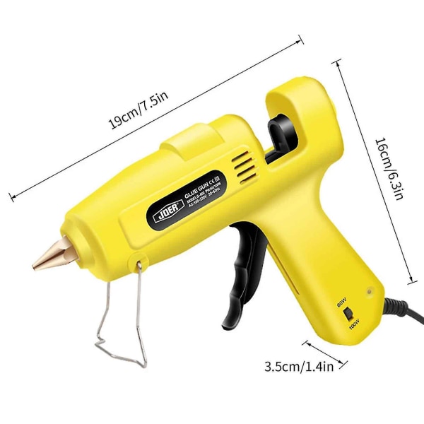 Varmt Limpistol Høj Temp-Fuld Størrelse (Ikke Mini) 60/100w Varmt Limpistol, Til Kunsthåndværk Brug, Juledekoration/Gaver