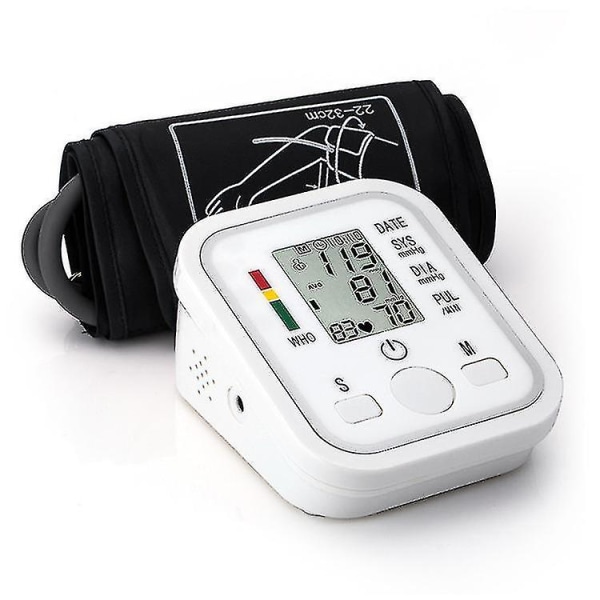 Blodtrycksmätare Mätpanel Hem Intelligent Automatisk Röst Elektronisk Arm Handledstyp Blodtrycksmätare Hög kvalitet