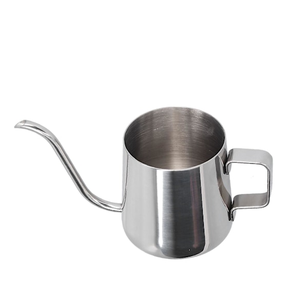 Rustfrit stål svanehals kaffekande/tekande med hængende ørehåndtag, 250 ml - perfekt til brug i hjemmet eller på kontoret