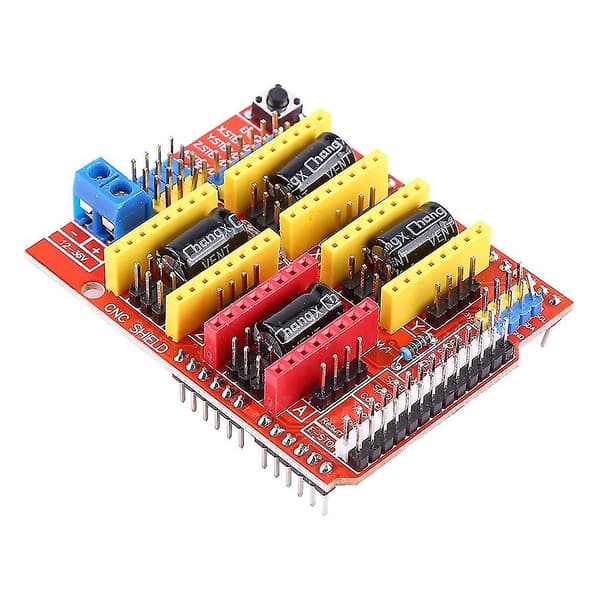 Cnc Shield Expansionskort 4 st A4988 Stepper Motor Driver För Graveringsmaskin 3d-skrivare