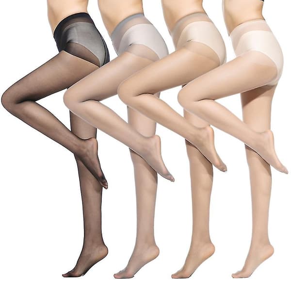 Panty Strømpe Kvinder Strømpebukser Til Arbejde Kontor Professionel (Lysegrå)