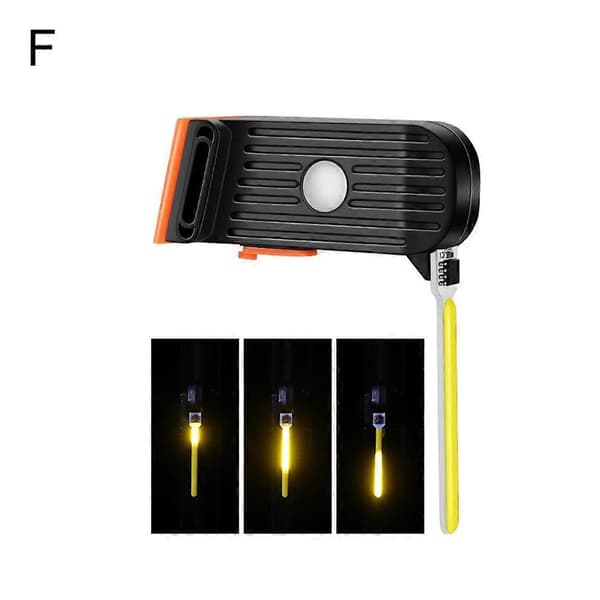 Photon Drop Light USB Oppladbart Sykkel Baklys 3 Lysmoduser Robust gold