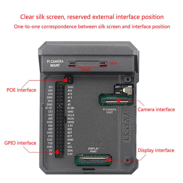 For Raspberry Pi 4 For Case 4 B Kjølevifte For Shell For Argon Neo Pi 4b