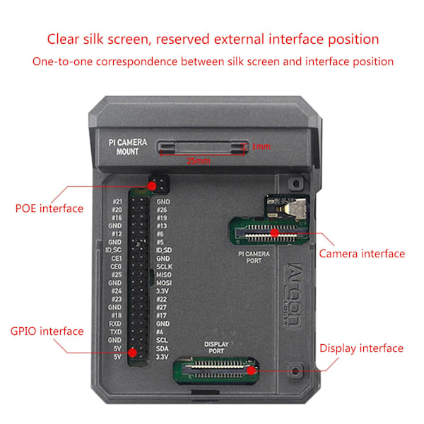 Til Raspberry Pi 4 Til Case 4 B Køleventilator Til Skal Til Argon Neo Pi 4b