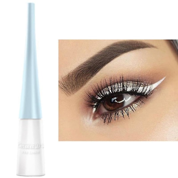 Färgglad Flytande Eyeliner Blå Grön Vit Vattentät Hållbar Flytande Eyeliner Diamant