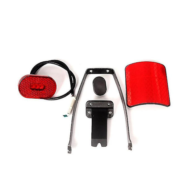 1 Set Elektrisk Scooter Fender Kit Scooter Bakre Stänkskärm Med Ljus Kit För Uppgraderad M365 Pro Pro 2