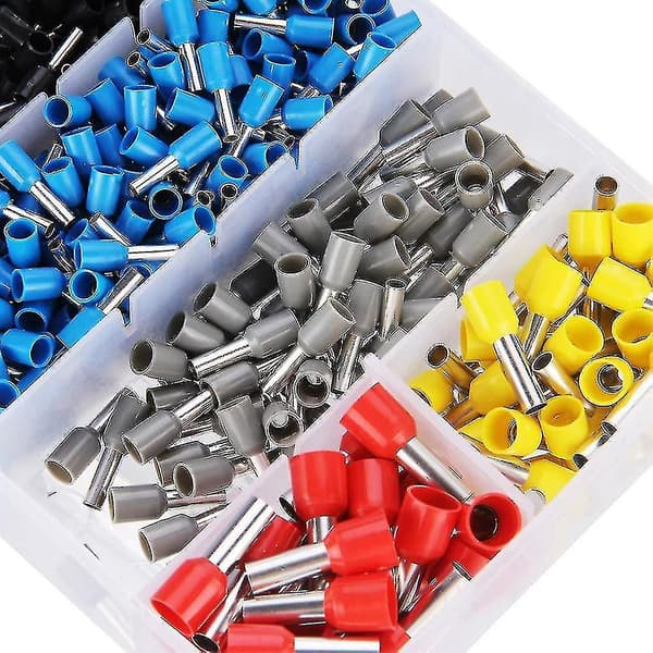 1200 stk. Wire End Ferrules Assortment Isolerede ærmer
