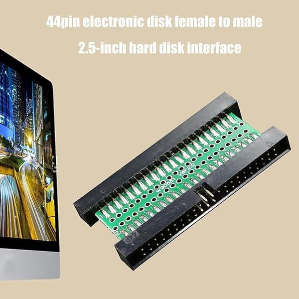 44-stifts hane till hane IDE elektronisk disk 2,5 tums hårddisk gränssnittsadapter