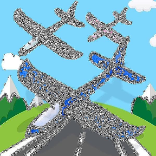 48 cm Stort Skumflygplan Glider Handkast Flygplan Tröghetsdrivet Utomhuslansering Barnleksaker