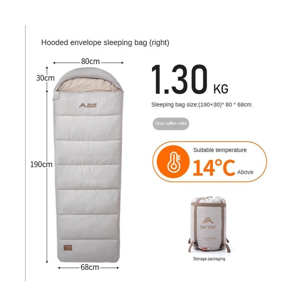 Camping sovepose sovepose kuvert bomuld sovepose sovepose sommer rejse camping