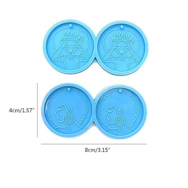 Resin Smykkeforme Silikoneforme Til Epoxy Resin Diy Øreringe Fremstilling Tilbehør